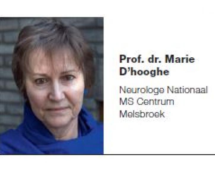 Prof. dr. Marie D'hooghe vraagt meer aandacht voor onzichtbare MS symptomen.