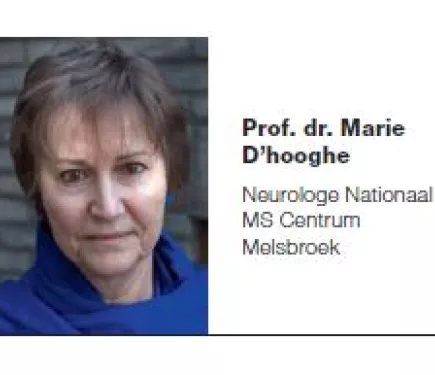 Prof. dr. Marie D'hooghe vraagt meer aandacht voor onzichtbare MS symptomen.